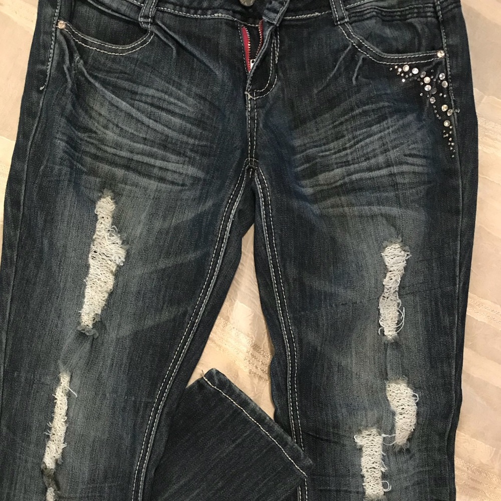 Almost Famous Jeweled Jeans💎